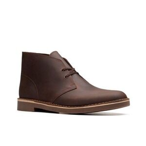 Clarks Dark Brown Leather Chukka Boots